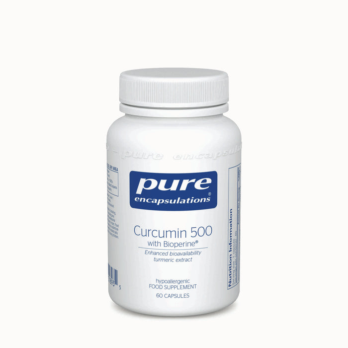 Pure Encapsulations Curcumin 500 with Bioperine 60's - Dennis the Chemist