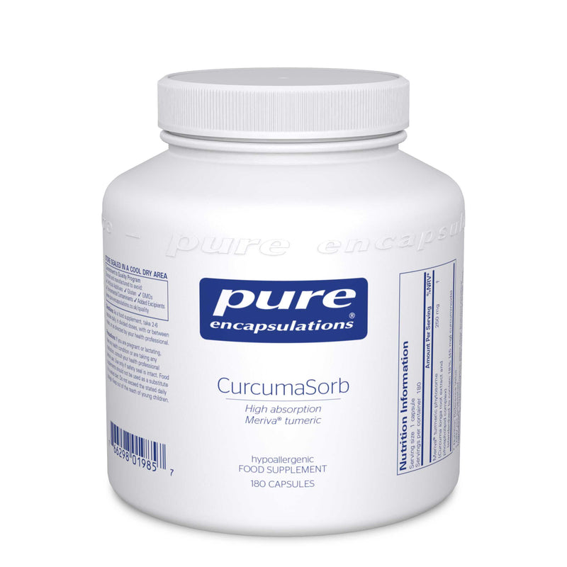 Pure Encapsulations CurcumaSorb 180's - Dennis the Chemist
