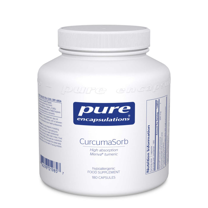 Pure Encapsulations CurcumaSorb 180's - Dennis the Chemist