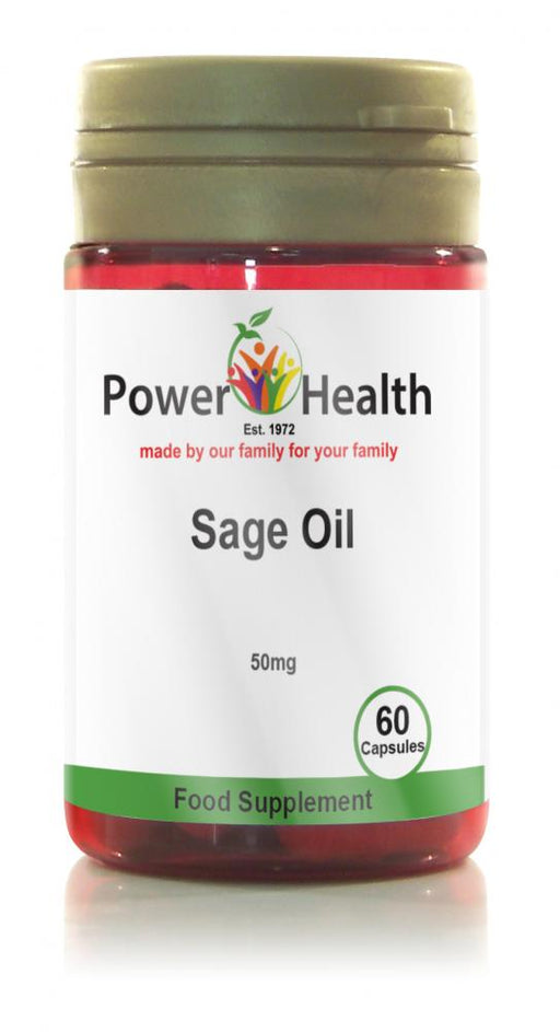 Power Health Sage Oil 50mg 60's - Dennis the Chemist