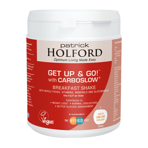 Patrick Holford Get Up & Go! with Carboslow 300g - Dennis the Chemist