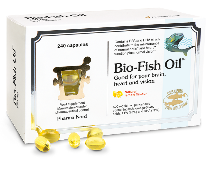Pharma Nord Bio-Fish Oil 500mg 240's - Dennis the Chemist