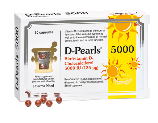 Pharma Nord D-Pearls 5000 Bio-Vitamin D3 30's - Dennis the Chemist