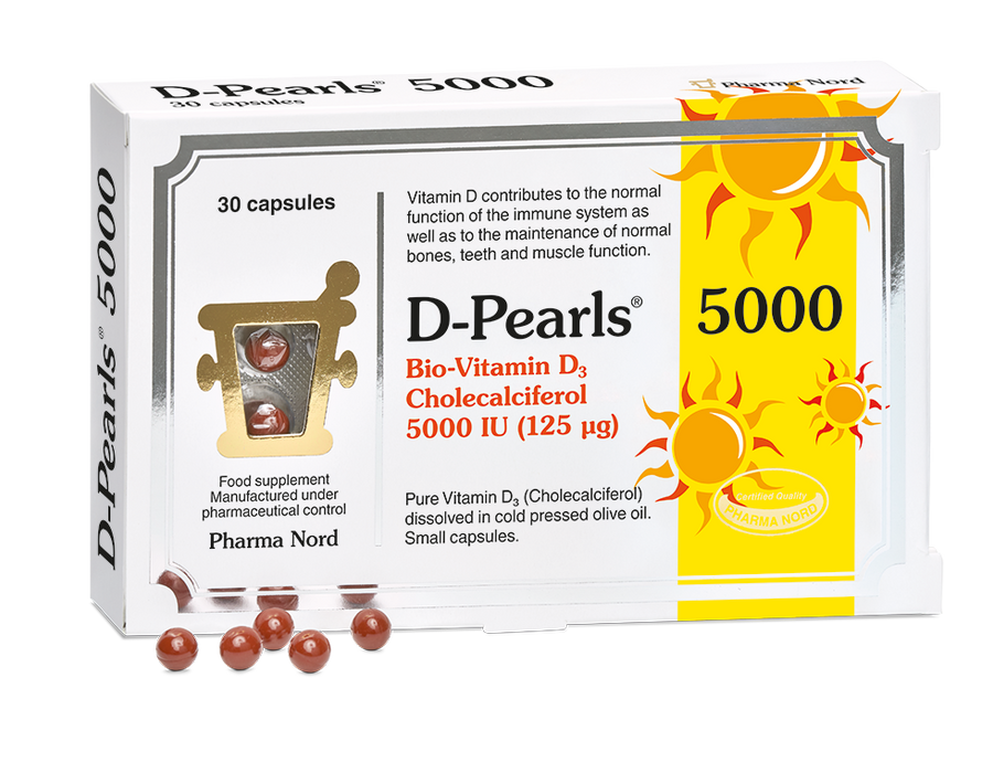 Pharma Nord D-Pearls 5000 Bio-Vitamin D3 30's - Dennis the Chemist
