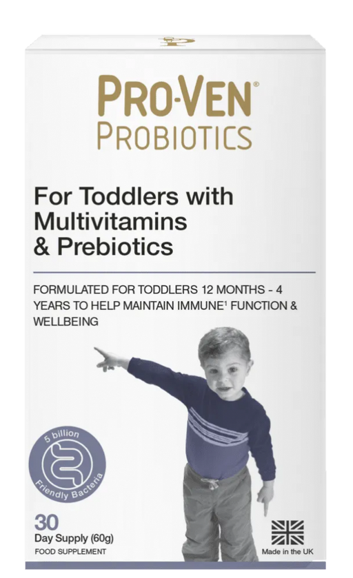 Proven Probiotics For Toddlers with Multivitamins & Prebiotics 60g - Dennis the Chemist