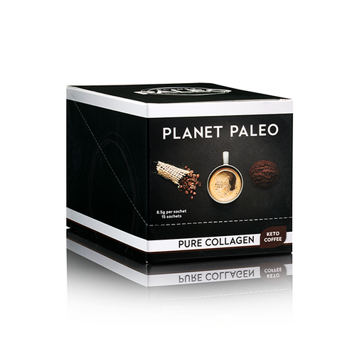 Planet Paleo Pure Collagen Keto Coffee 8.5g x 15 CASE - Dennis the Chemist