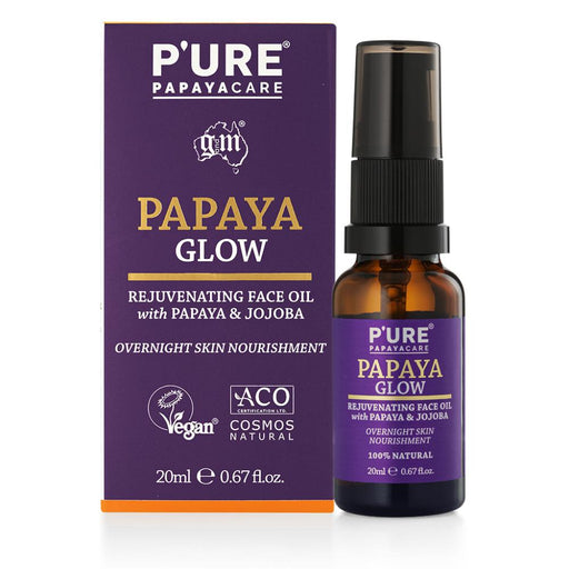 P'URE Papayacare Papaya Glow Face Oil 20ml - Dennis the Chemist