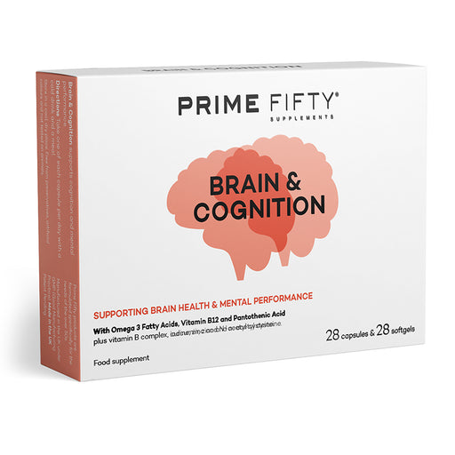 Prime Fifty Brain & Cognition 28 capsules & 28 softgels - Dennis the Chemist
