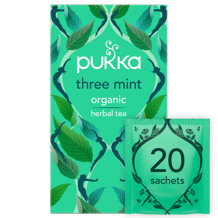 Pukka Herbs Three Mint Tea - Dennis the Chemist