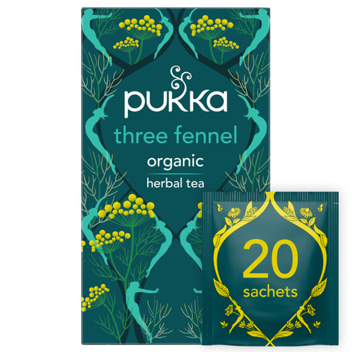 Pukka Herbs Three Fennel Tea - Dennis the Chemist