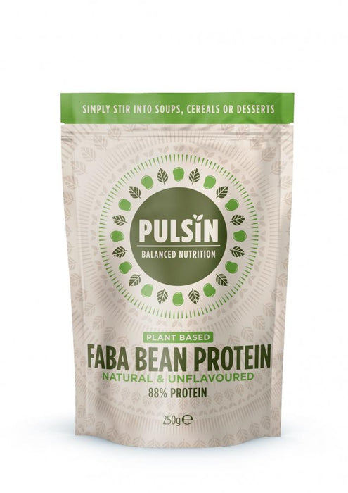 Pulsin Plant Based Faba Bean Protein Natural & Unflavoured 250g - Dennis the Chemist