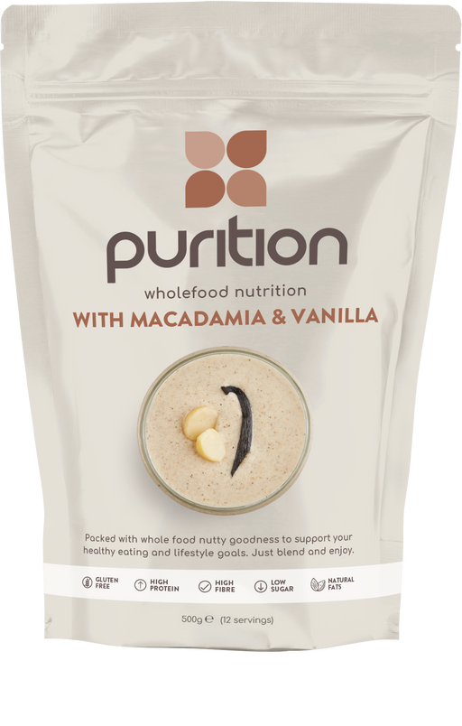 Purition Wholefood Nutrition With Macadamia & Vanilla 500g - Dennis the Chemist