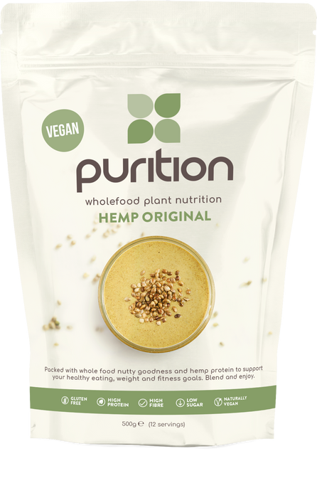 Purition Vegan Wholefood Plant Nutrition Hemp Original 500g - Dennis the Chemist