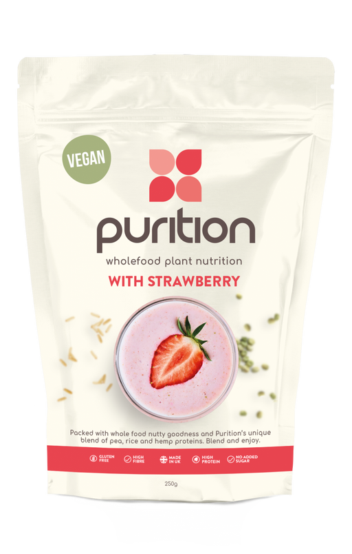 VEGAN Wholefood Plant Nutrition With Strawberry 250g - Dennis the Chemist