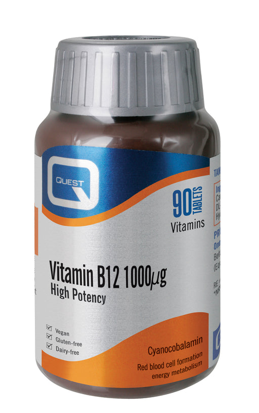 Vitamin B12 1000mcg 90's - Dennis the Chemist