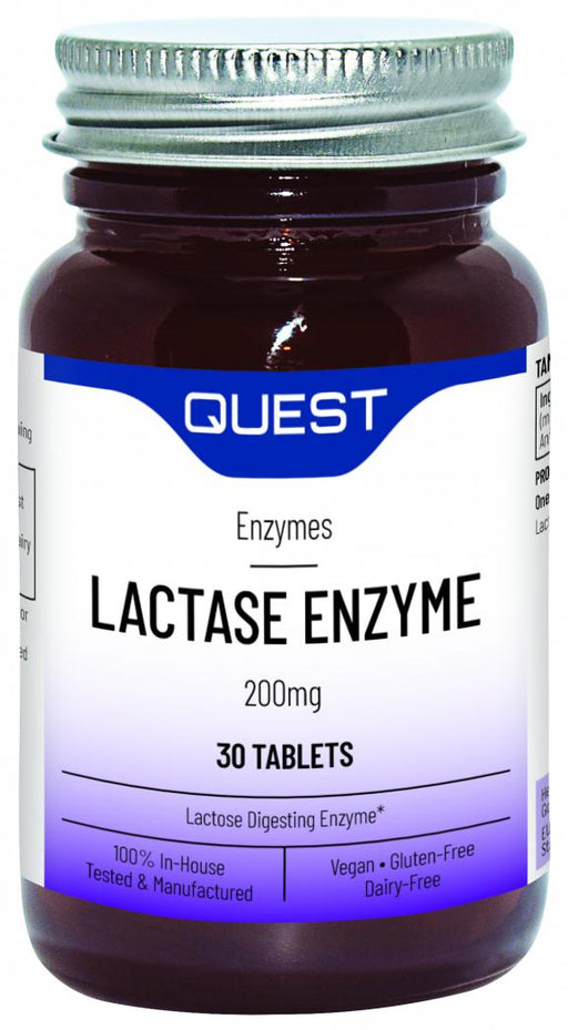 Quest Vitamins Lactase Enzyme 200mg 30's - Dennis the Chemist
