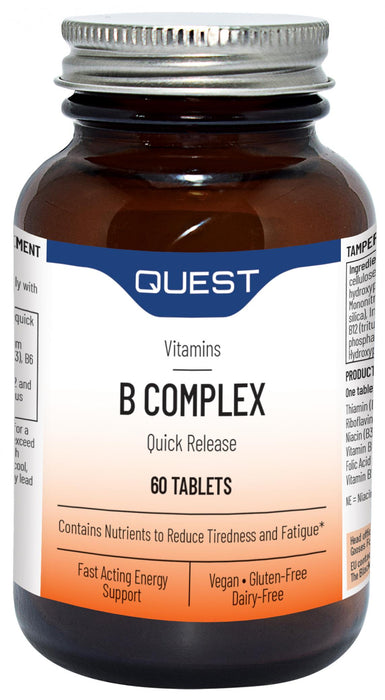 Quest Vitamins B Complex Quick Release (Formerly Mega B 50) 60's - Dennis the Chemist