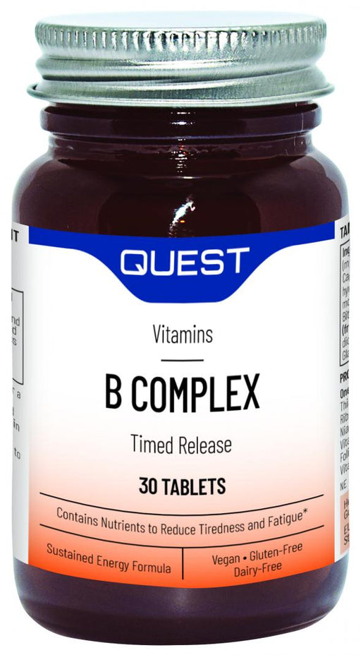 Quest Vitamins B Complex Timed Release 60's (Formerly Mega B 100 Timed Release) - Dennis the Chemist