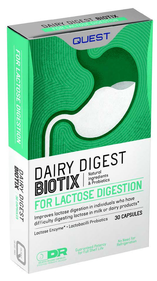 Quest Vitamins Dairy Digest Biotix 30's - Dennis the Chemist