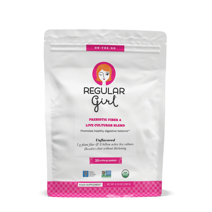 Regular Girl On-The-Go Prebiotic Fibre and Live Cultures 30x6g - Dennis the Chemist