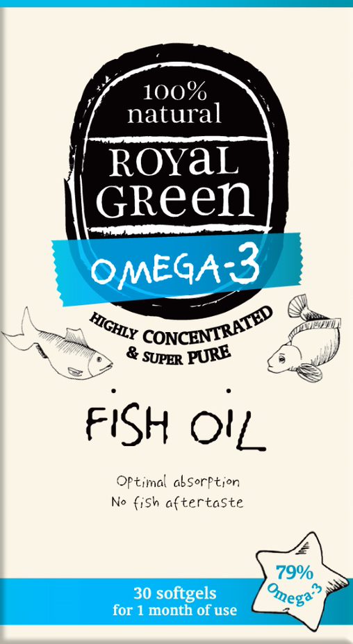 Royal Green Omega-3 Fish Oil 30's - Dennis the Chemist