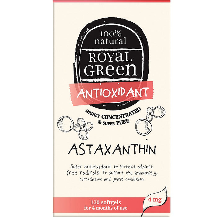 Royal Green Wholefood Astaxanthin 120's - Dennis the Chemist