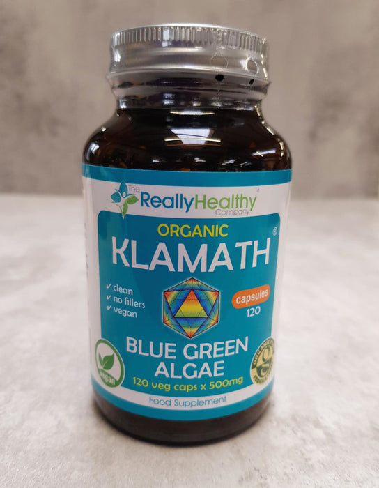 The Really Healthy Company Klamath Blue Green Algae 500mg 120's - Dennis the Chemist