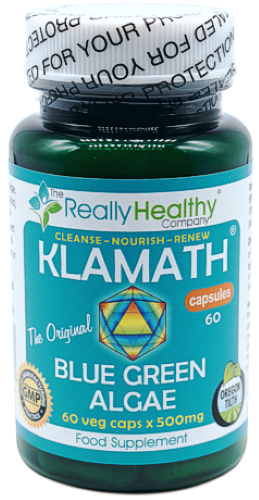 The Really Healthy Company Klamath Blue Green Algae 500mg 60's - Dennis the Chemist