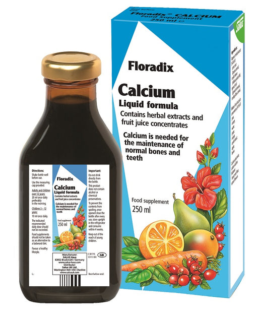 Salus Floradix Calcium Liquid Formula 250ml - Dennis the Chemist