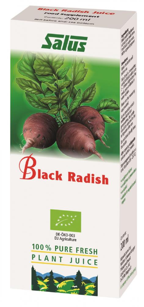 Salus Black Radish Juice 200ml - Dennis the Chemist