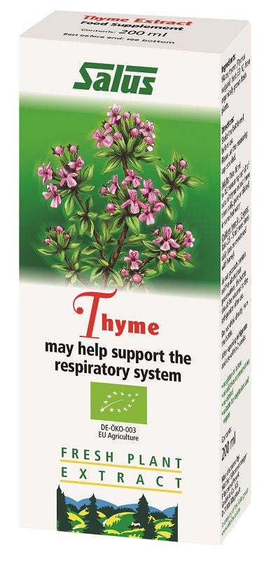 Salus Thyme Fresh Plant Extract 200ml - Dennis the Chemist