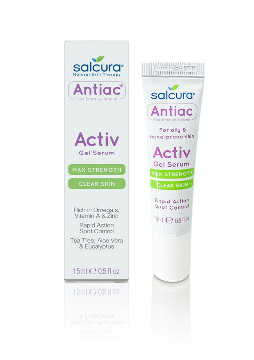 Salcura Antiac Activ Gel Serum Max Strength Clear Skin 15ml - Dennis the Chemist
