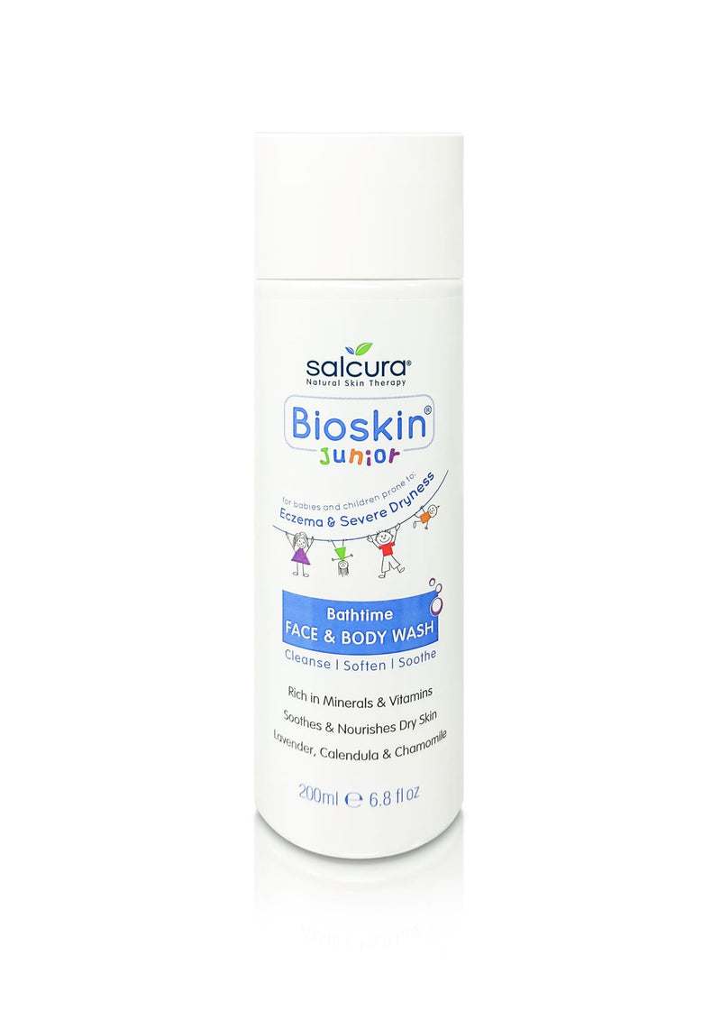 Salcura Bioskin Junior Bathtime Face & Body Wash 200ml - Dennis the Chemist