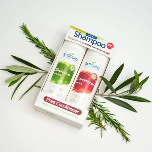 Salcura Shampoo Anti-Itch & FREE Conditioner Anti-Itch Pack 2 x 200ml - Dennis the Chemist