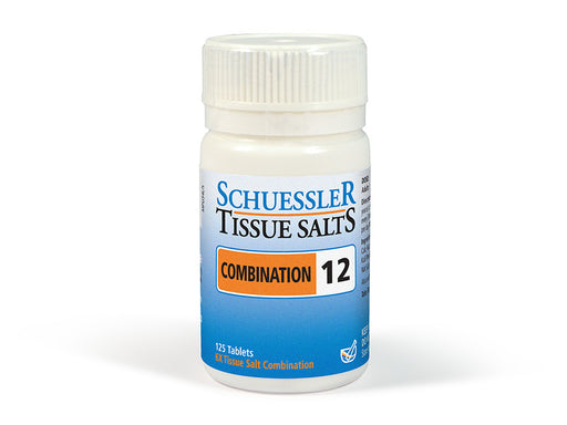 Schuessler Combination 12 125 tablets - Dennis the Chemist