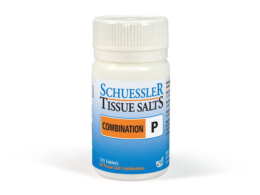 Schuessler Combination P 125 tablets - Dennis the Chemist