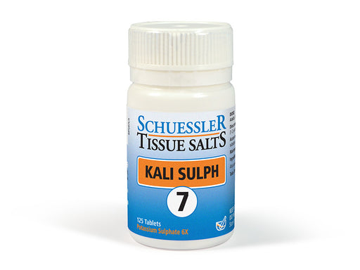 Schuessler 7 Kali Sulph 125 tablets - Dennis the Chemist