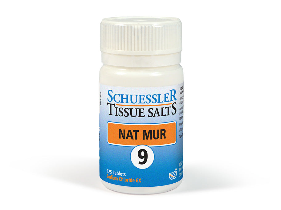Schuessler 9 Nat Mur 125 tablets - Dennis the Chemist