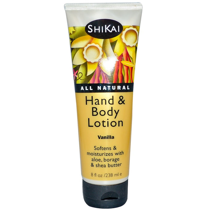 Shikai Moisturizing Hand & Body Lotion Vanilla 238ml - Dennis the Chemist