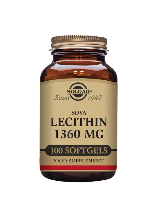 Solgar Lecithin (Soya) 1360mg 100's - Dennis the Chemist