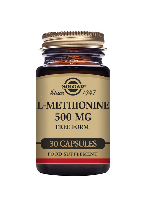 Solgar L-Methionine 500mg 30's - Dennis the Chemist