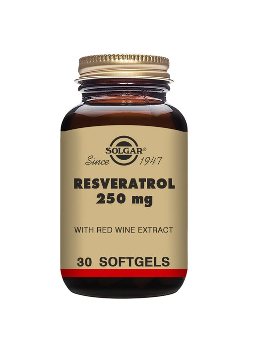 Solgar Resveratrol 250mg 30's - Dennis the Chemist