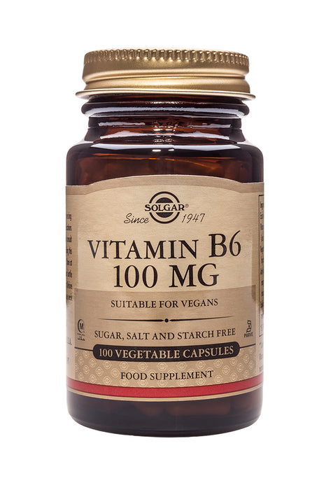 Solgar Vitamin B6 100mg 100's - Dennis the Chemist