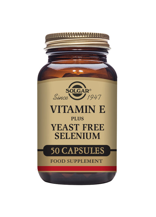 Solgar Vitamin E with Yeast Free Selenium 50's - Dennis the Chemist