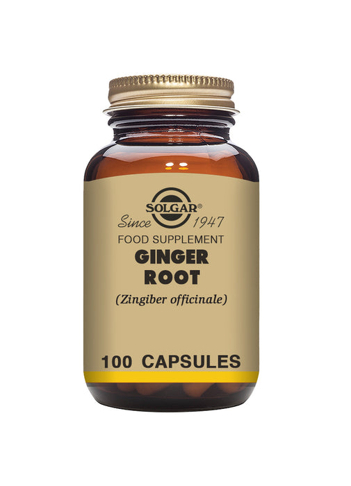 Solgar Ginger Root 100's - Dennis the Chemist
