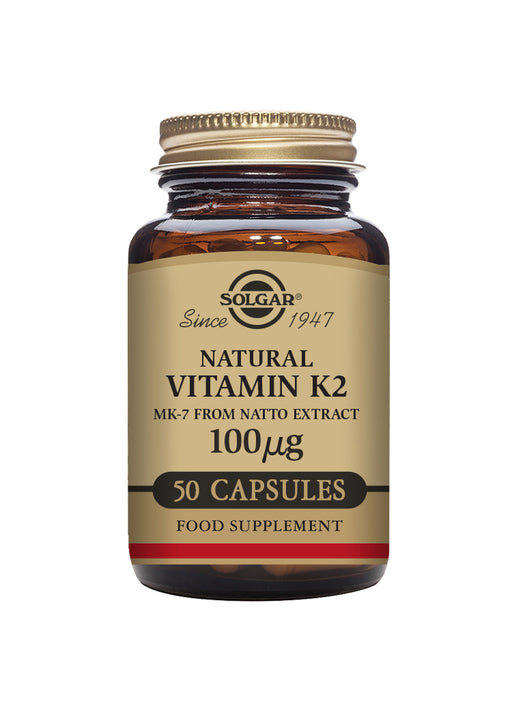 Solgar Natural Vitamin K2 100ug 50's - Dennis the Chemist