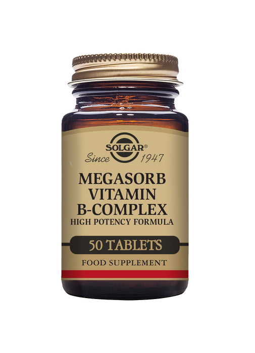 Solgar Megasorb Vitamin B-Complex 50's - Dennis the Chemist