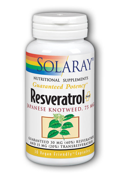 Solaray Resveratrol+ 30's - Dennis the Chemist