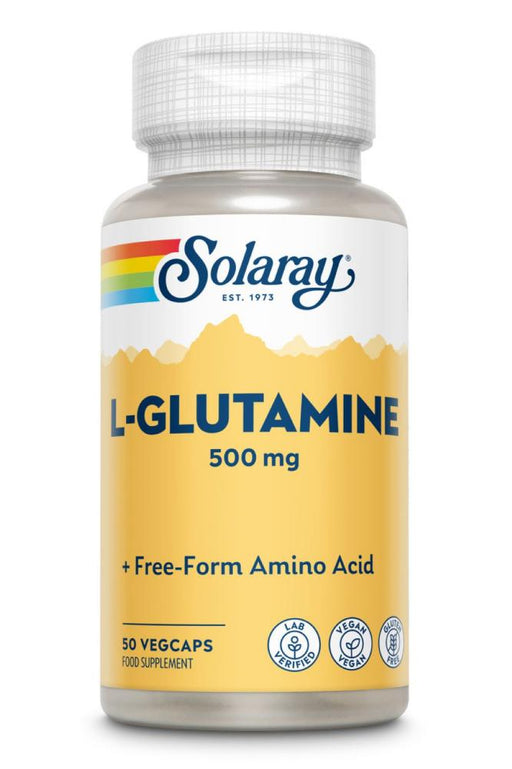 L-Glutamine 500mg + Free-Form Amino Acid 50's - Dennis the Chemist