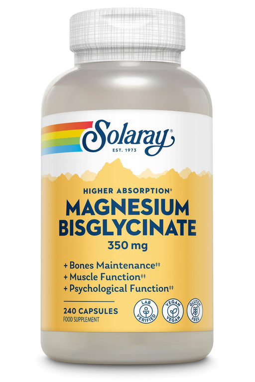 Solaray Magnesium Bisglycinate 350mg 240's - Dennis the Chemist